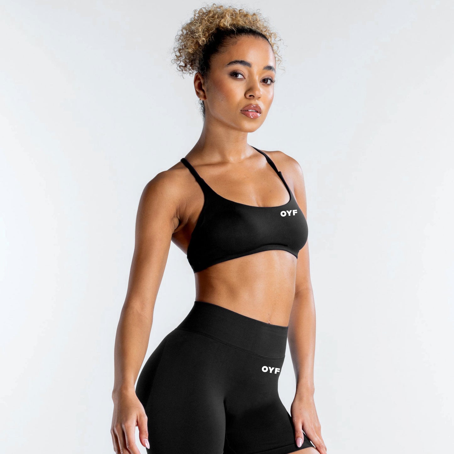 Back String Sports Bra