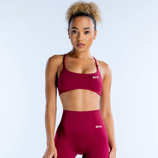 Back String Sports Bra