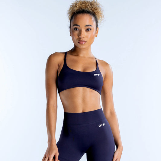 Back String Sports Bra