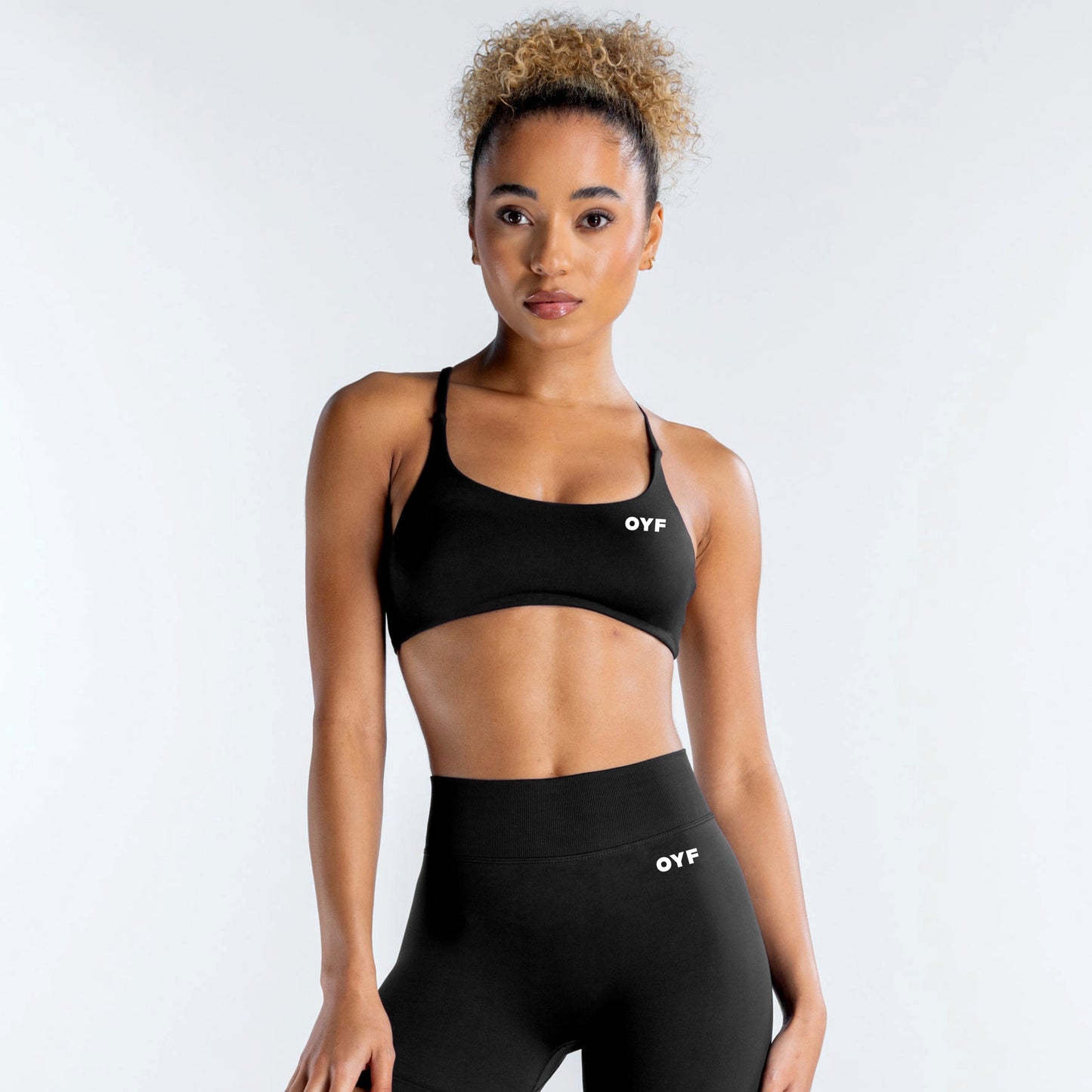 Back String Sports Bra