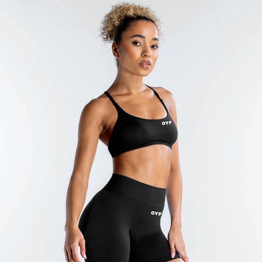 Back String Sports Bra